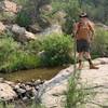 Cherry Creek just downstream from the dam.