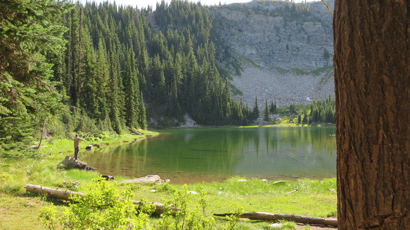 Fishing at Pear Lake