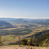 Jackson Hole and Snake River from Rendezvous Mountain.