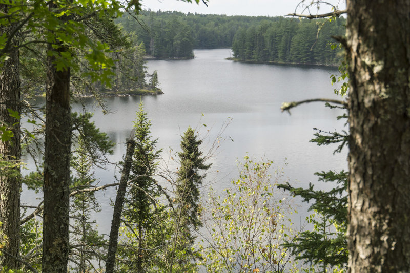 The view from the east side of the lake.