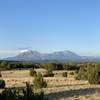 Spanish Peaks just after sunrise.