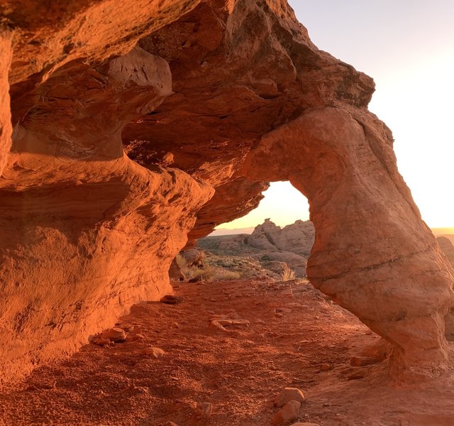 Sunrise on Church Rocks Trail