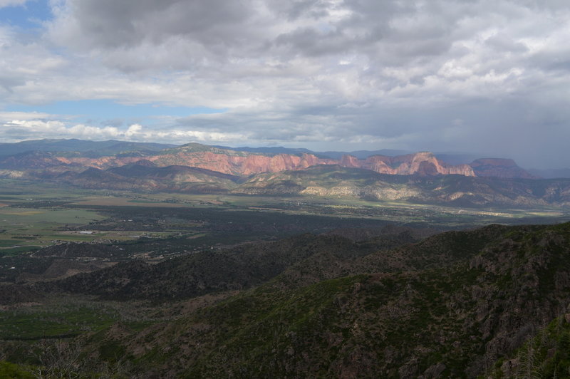 Kolob Canyons on the other side of I-15.