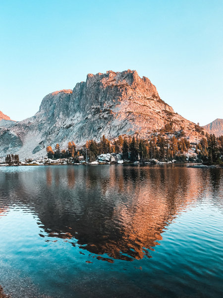 Lake Rodgers in sunset.