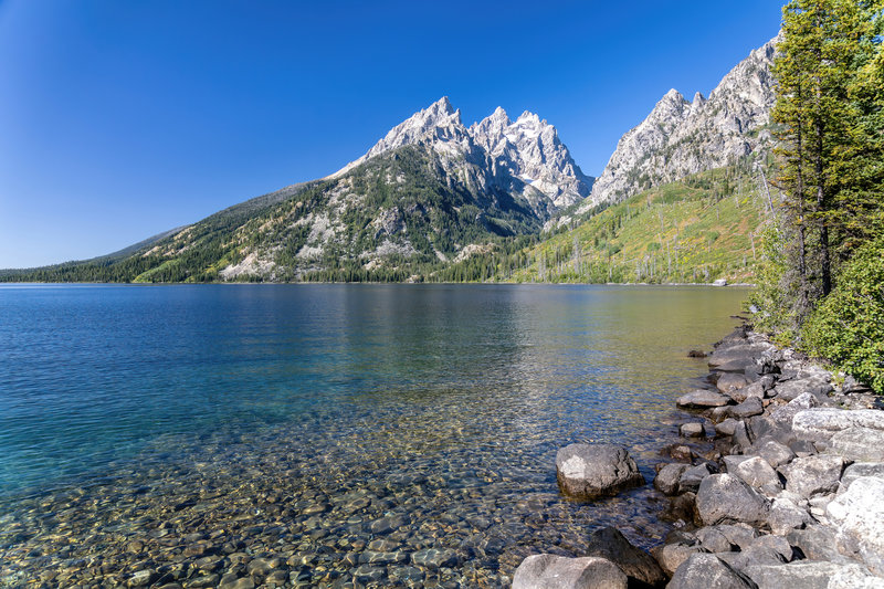 Northern end of Jenny Lake.