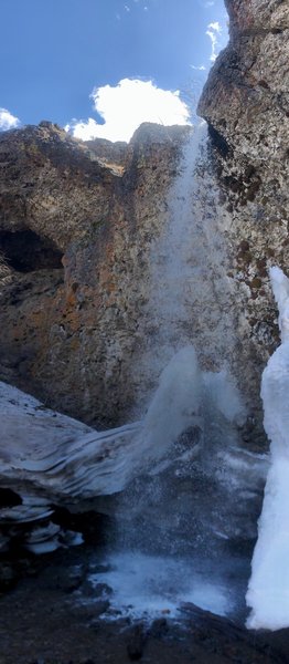 Phantom Falls from the base of the falls.