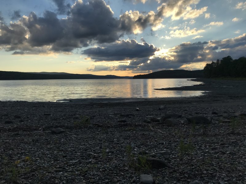 Six Mile View from the east end of Lake Francis.