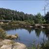 Crane Mountain Pond, 0.7 miles from the summit.