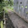 One of the waterfowl observation blinds along the Blue Heron Trail.