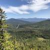 Beautiful views of Mount Washington from the North Sugarloaf summit.