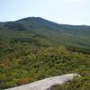 Looking south from Middle Sugarloaf towards South Sugarloaf and Mount Hale.