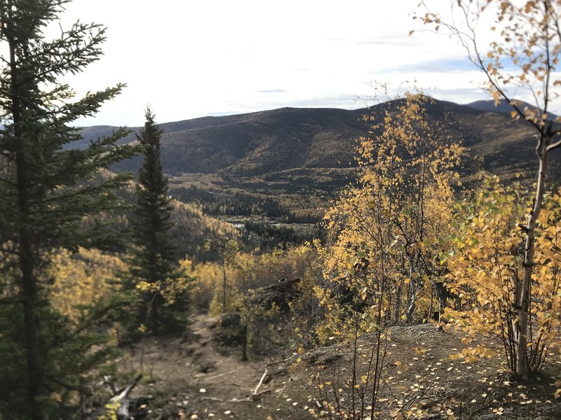 Looking back from the East Side Trail