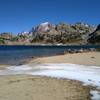 One of the sandy Island Lake beaches.