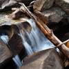 A small waterfall along Return Creek.