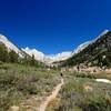 On toward Sawtooh Ridge and Burro Pass.