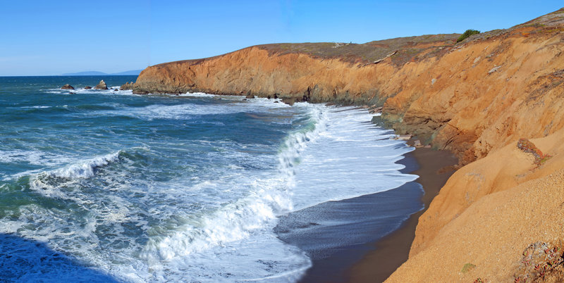 Mori Point. I have seen fishermen on the beach, but it is difficult to reach.