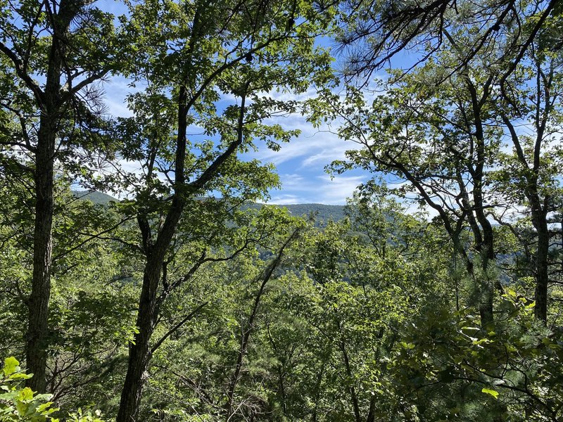 View from ridge line.