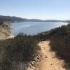 Lake Hodges Overlook Trail, view of reservoir