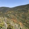 The second viewpoint on Frost Trail offers excellent views back towards Galehead Hut