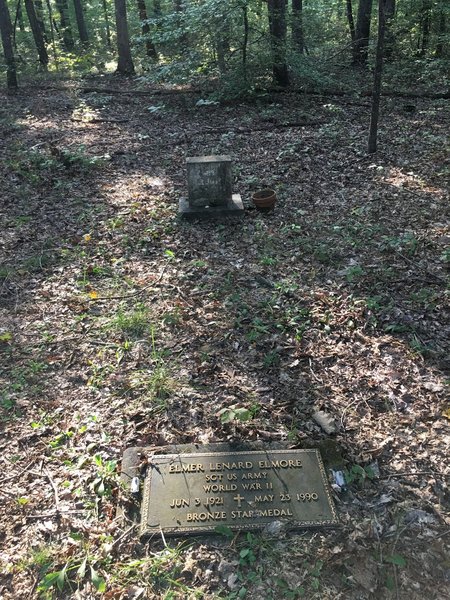 Grave of Elmer Lenard Elmore in Sand Spring Cemetery