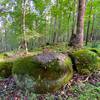 Beautifully rounded boulders along the trail.