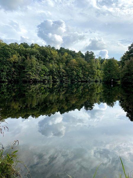 Pretty lake on the grounds.