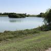 Flood control lake at Arthur Storey Park, from the Outer Loop Trail.