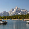 Mount Moran from the Colter Bay Marina.