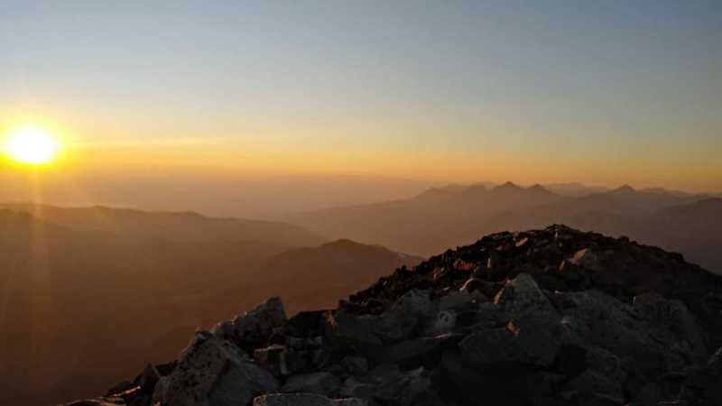 Sunset on Mt. Yale. 10-4-20