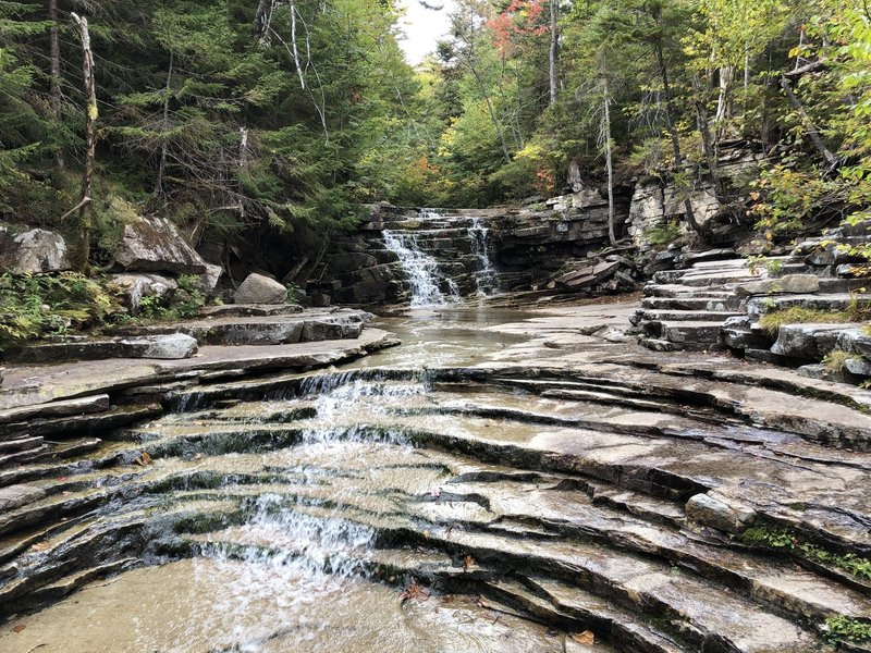 Amazing rockscapes with stream/falls.