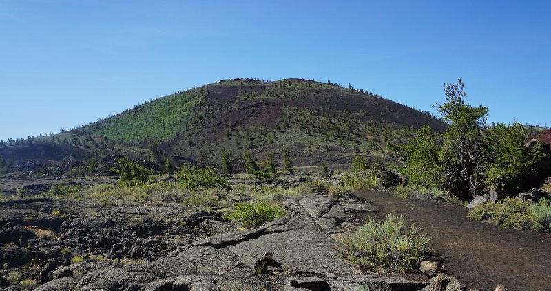 Big Cinder Butte from the Broken Top Loop.