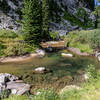 Crystal clear water in Death Canyon.