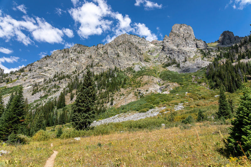 Unnamed peaks north of Death Canyon.