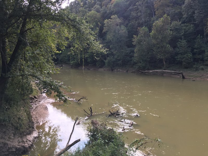 Green River looking west.