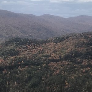 View of the Green Mountain range from Little Ascutney Mountain.