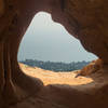 Skull's-eye View - looking through Skull Rock.