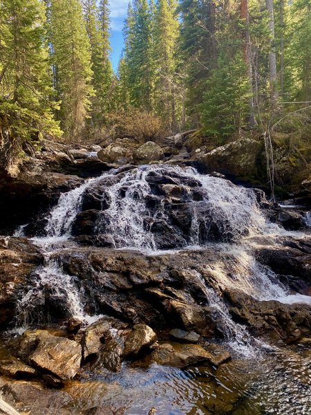 Small cascade along East Lake Creek