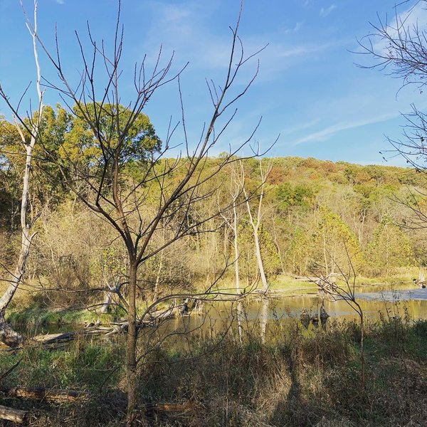 Lake at start of trail