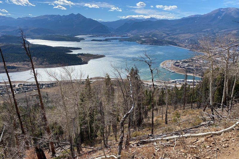 Views of Lake Dillon from Tenderfoot