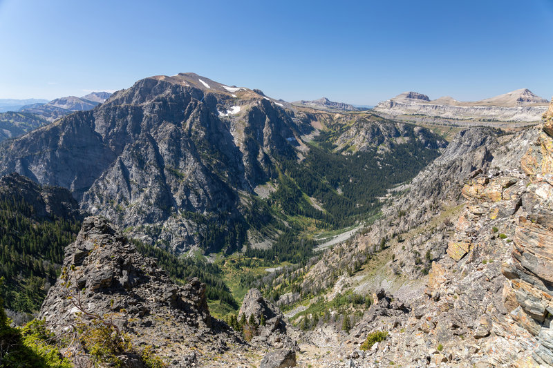 Death Canyon and Prospectors Mountain