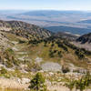 Jackson Hole on the descent from Static Peak.