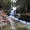 October, no snow at waterfalls.