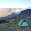 Base camp at the edge of the tepui