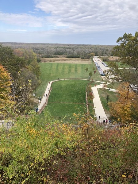 View is the stairs.