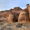 Stone formations along the Devil's Canyon Trail.