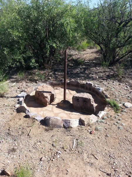 An old mine Arrastra.