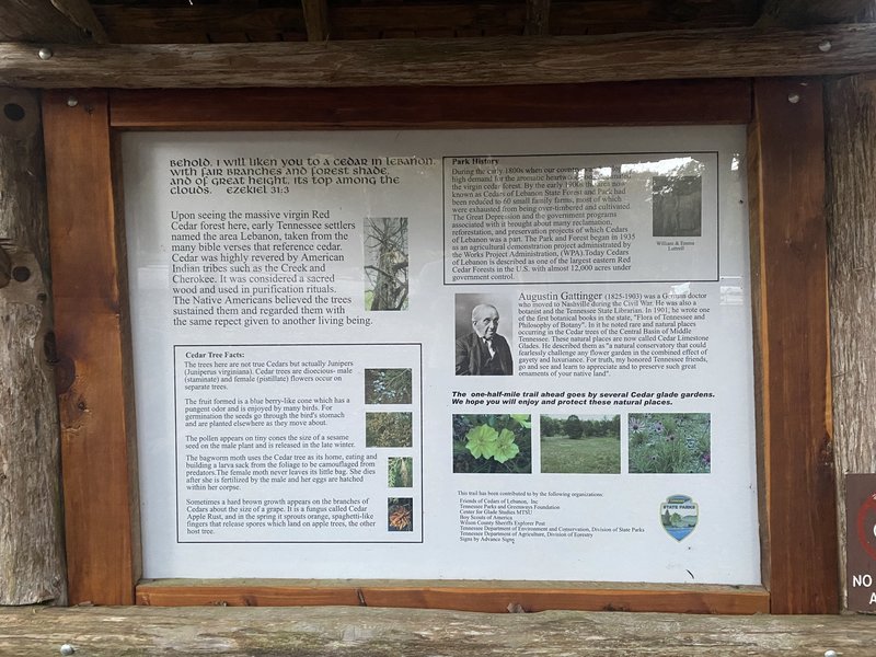 Trailhead Information Sign