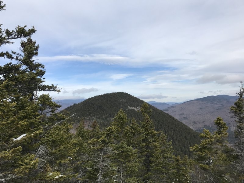 View of North Doublehead from South Doublehead summit.