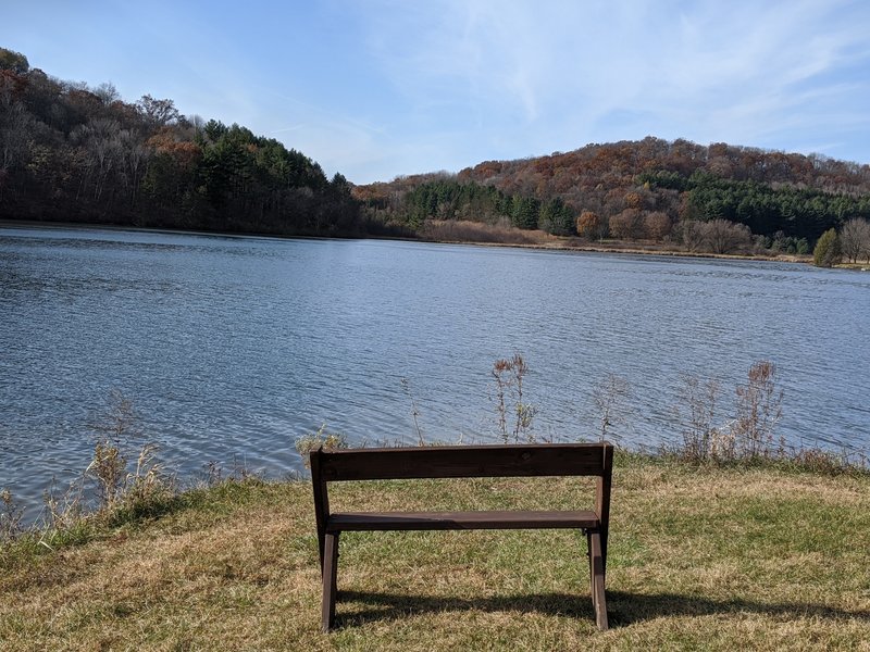 Resting spot off the trail.