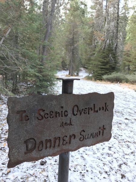 Scenic overlook ahead